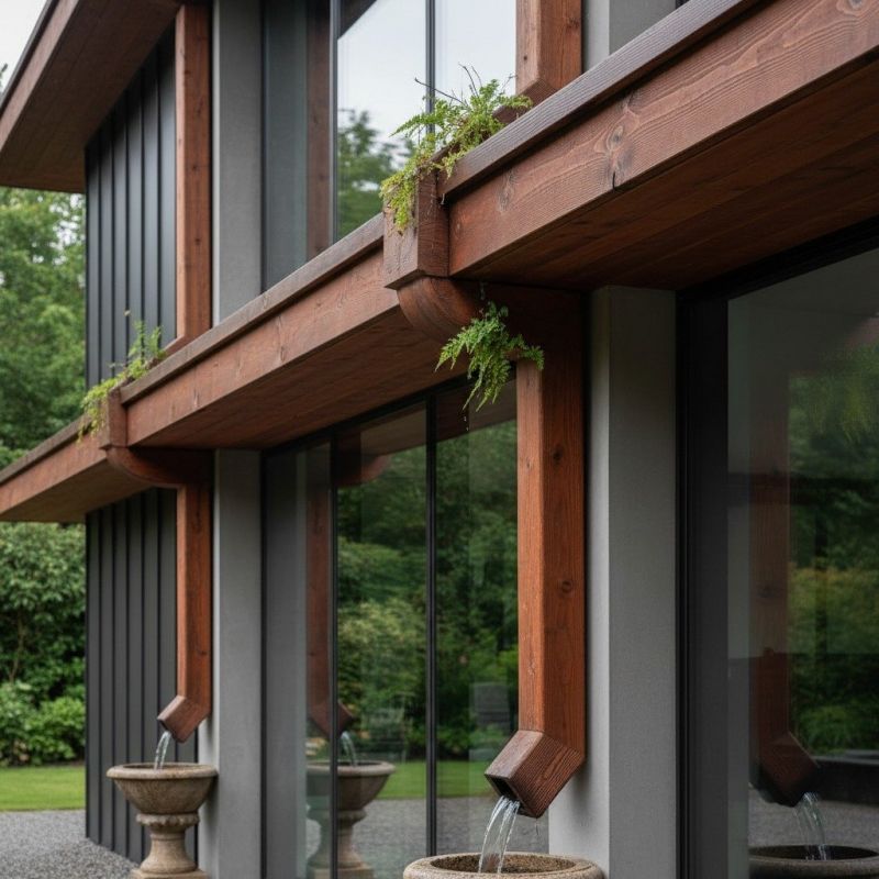 Wooden Gutter Replacement